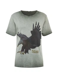 T-Shirt ''''Feather Eagle'''' schwarz