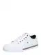 TOMMY HILFIGER Sneaker weiß / navy / rot