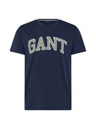 Shirt dunkelblau / grau / weiß