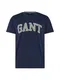 GANT Shirt dunkelblau / grau / weiß