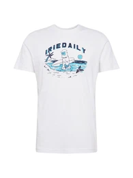 Shirt ''''Out For Beach '''' weiß / blau