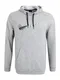 NIKE Sportsweatshirt hellgrau / schwarz / weiß