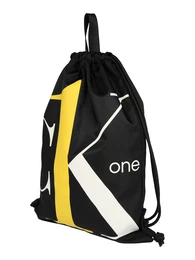 Jeans Rucksack ''''DRAWSTRING'''' gelb / weiß / schwarz