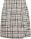 Dorothy Perkins Sukně ''''CAMEL ASYMMETRIC BOUCLE''''  černá / velbloudí