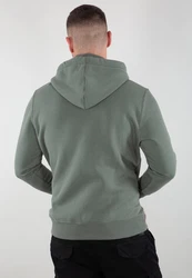 ALPHA INDUSTRIES Sweatshirt Blau/Hellgrau/Grün/Dunkelgrün