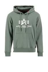 ALPHA INDUSTRIES Sweatshirt Blau/Hellgrau/Grün/Dunkelgrün