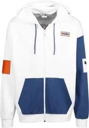 Hoodie ''''Colour Block'''' weiß / blau