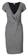 heine Druckkleid  bela / mešane barve / črna