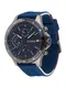 TOMMY HILFIGER Uhr silber / marine