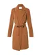 JACQUELINE de YONG Přechodný kabát ''''JDYPASCHAL TRENCHCOAT OTW HAB''''  hnědá
