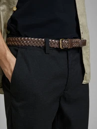 Gürtel ''''JACNATE BRAIDED'''' braun