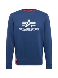 ALPHA INDUSTRIES Sweatshirt weiß / blau