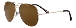 ZIPPO Sonnenbrille Pilot ''''Gold Flash'''' gold / braun