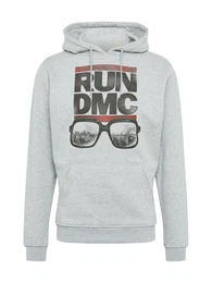Sweatshirt ''''Run DMC City Glasses'''' graumeliert / schwarz / rot