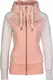 Ragwear Mikina s kapucí ''Neska''  broskvová / šedý melír