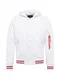 ALPHA INDUSTRIES Jacke ''''MA-1 TT Hood Defense'''' rot / weiß