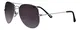 ZIPPO Sonnenbrille ''''Pilot Grey Flash'''' grau / schwarz
