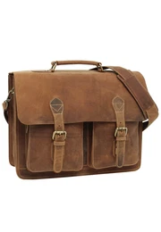 Gusti Leder Fahrradtasche ''''Tony M.'''' braun