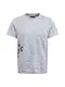 Petrol Industries T-Shirt graumeliert / navy