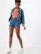 LEVI'S  Traperice 'Ribcage Short'  plavi traper / bijela