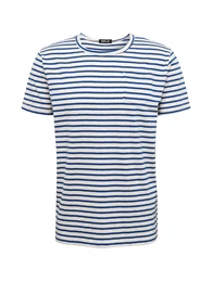 Shirt beige / blau