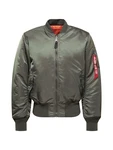 ALPHA INDUSTRIES Jacke 'MA-1' oliv / rot