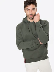 ALPHA INDUSTRIES Sweatshirt oliv/rot/wei