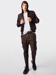 ALPHA INDUSTRIES Übergangsjacke schwarz