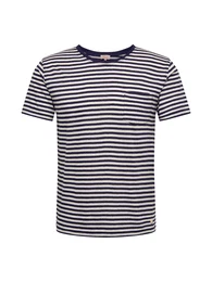 Shirt ''''Héritage'''' offwhite / dunkelblau
