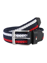 Gürtel ''''Adan Stripe Elastic 3.5'''' rot / weiß / dunkelblau