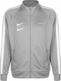 Trainingsjacke ''''Sportswear Swoosh'''' weiß / grau