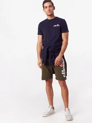 ELLESSE T-Shirt 'Voodoo' navy / orange / weiß