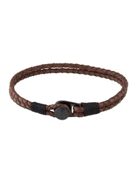 TOMMY HILFIGER Armband schwarz / braun