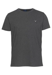 T-Shirt blau / anthrazit / rot