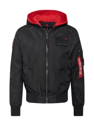 Bomberjacke rot / schwarz