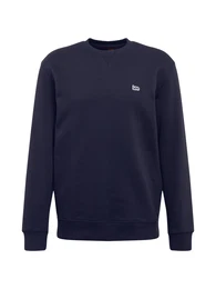 Sweatshirt 'PATCH CREW SWS' navy / wei