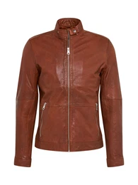 Lederjacke cognac