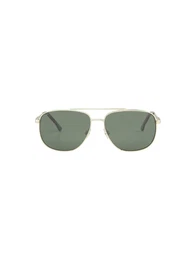 Sonnenbrille gold / braun / ocker