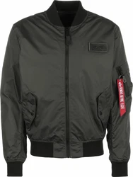 ALPHA INDUSTRIES Jacke anthrazit/rot/schwarz/weiß