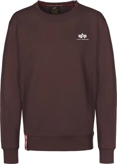 ALPHA INDUSTRIES Sweatshirt braun/wei