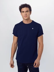 G-STAR T-Shirt 'Lash' dunkelblau/weiß