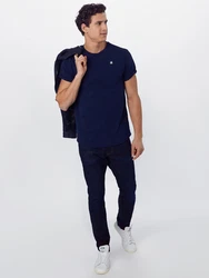 G-STAR T-Shirt 'Lash' dunkelblau/weiß