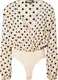 Missguided Halenkové body  krémová