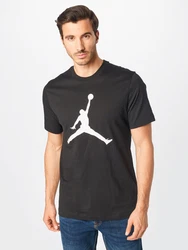 Jordan T-Shirt 'Jumpman' schwarz/weiß