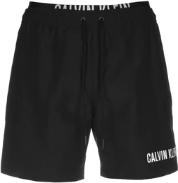 Badeshorts '''' Medium Double Wb '''' weiß / schwarz