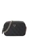 GUESS Taška přes rameno 'NOELLE II CROSSBODY CAMERA'  tmavě šedá / černá