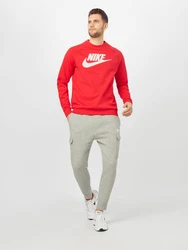 Nike Sportswear Hose CLUB FLEECE Trousers Cargo Bb Sweatpants graumeliert/weiß