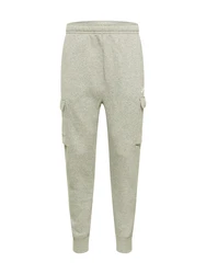 Nike Sportswear Hose CLUB FLEECE Trousers Cargo Bb Sweatpants graumeliert/weiß