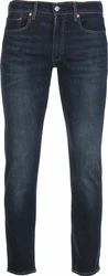 LEVI'S Jeans '501' '502 Taper' dunkelblau/braun