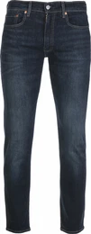 LEVI'S Jeans '502 Taper' dunkelblau / braun